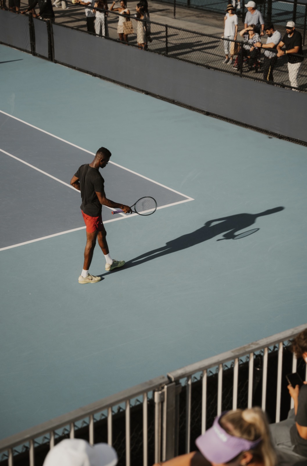 Coach Sibi on court in Miami